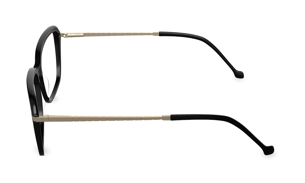Rudy Square Black Full Rim Eyeglasses