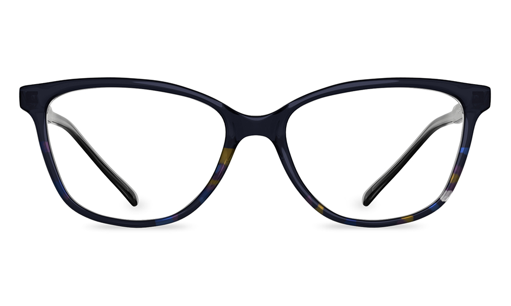 Unicus Oval Black Full Rim Eyeglasses