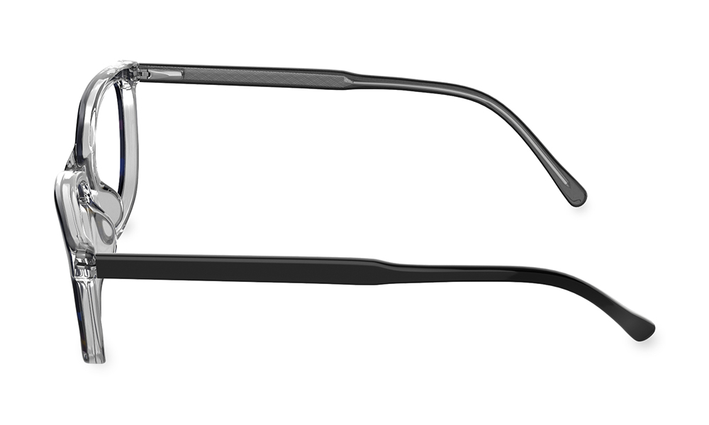 Unicus Oval Black Full Rim Eyeglasses