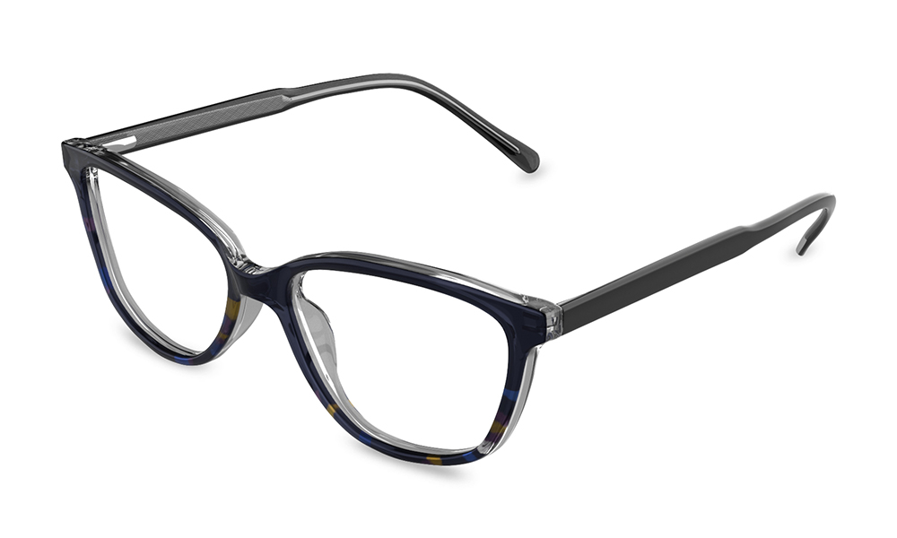 Unicus Oval Black Full Rim Eyeglasses
