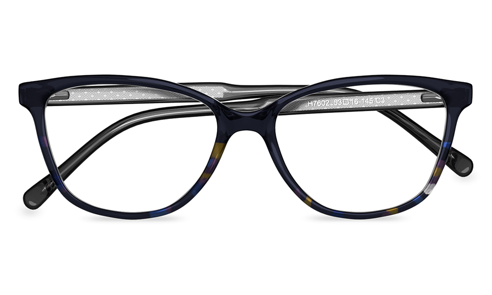Unicus Oval Black Full Rim Eyeglasses