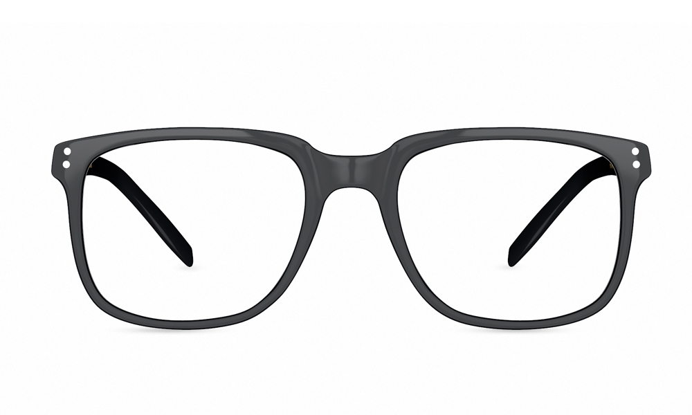 Vida Square Black Full Rim Eyeglasses