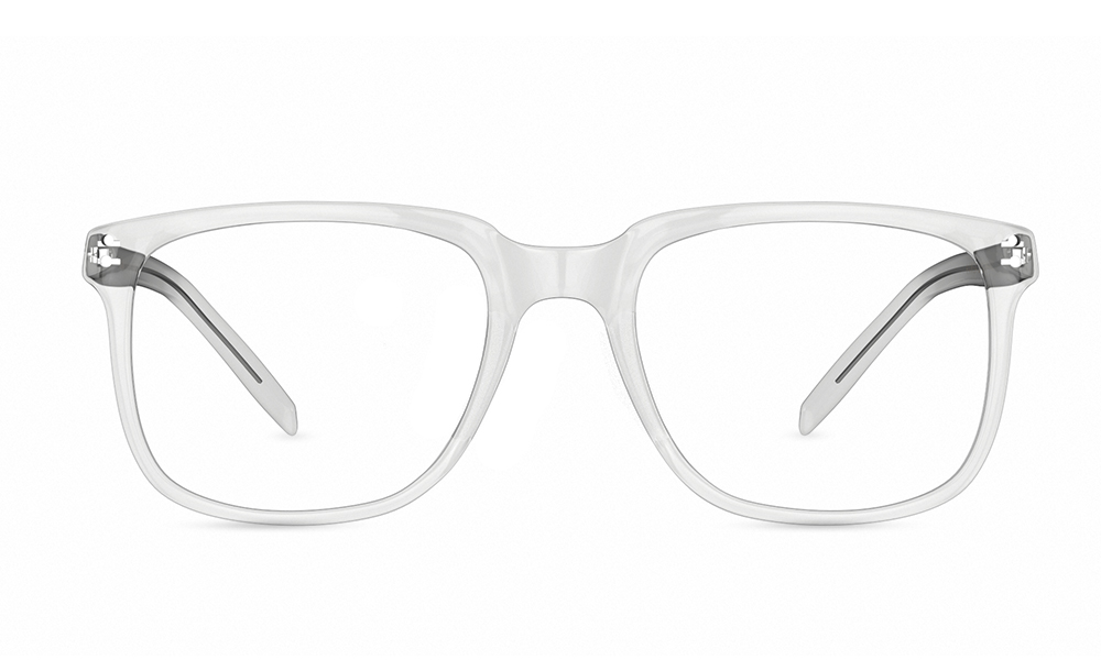 HAMSA Vida Square Clear Full Rim Eyeglasses