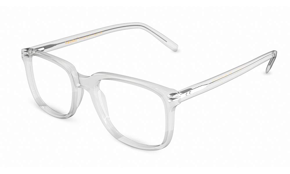 HAMSA Vida Square Clear Full Rim Eyeglasses