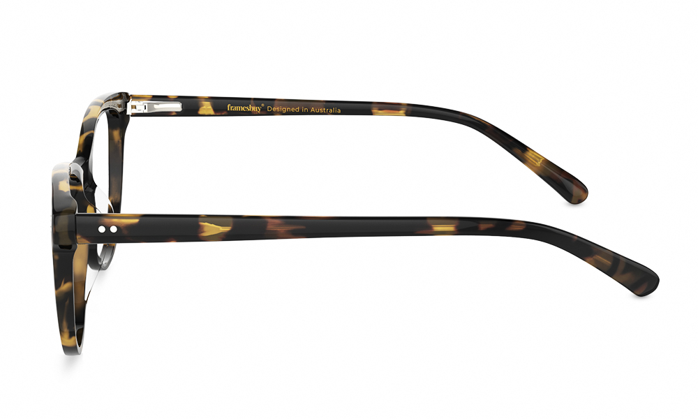 HAMSA Ariana Horn Tortoise Full Rim Eyeglasses