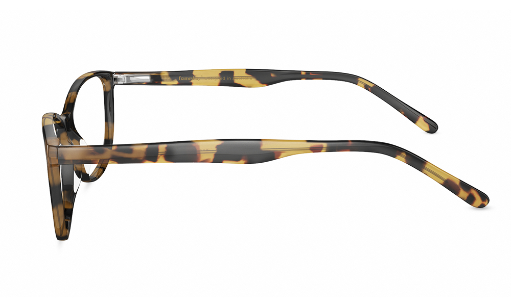 HAMSA Riley Oval Tortoise Full Rim Eyeglasses