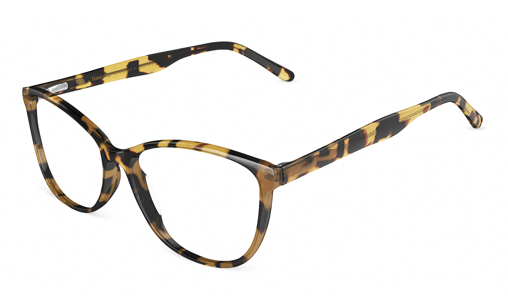 HAMSA Riley Oval Tortoise Full Rim Eyeglasses