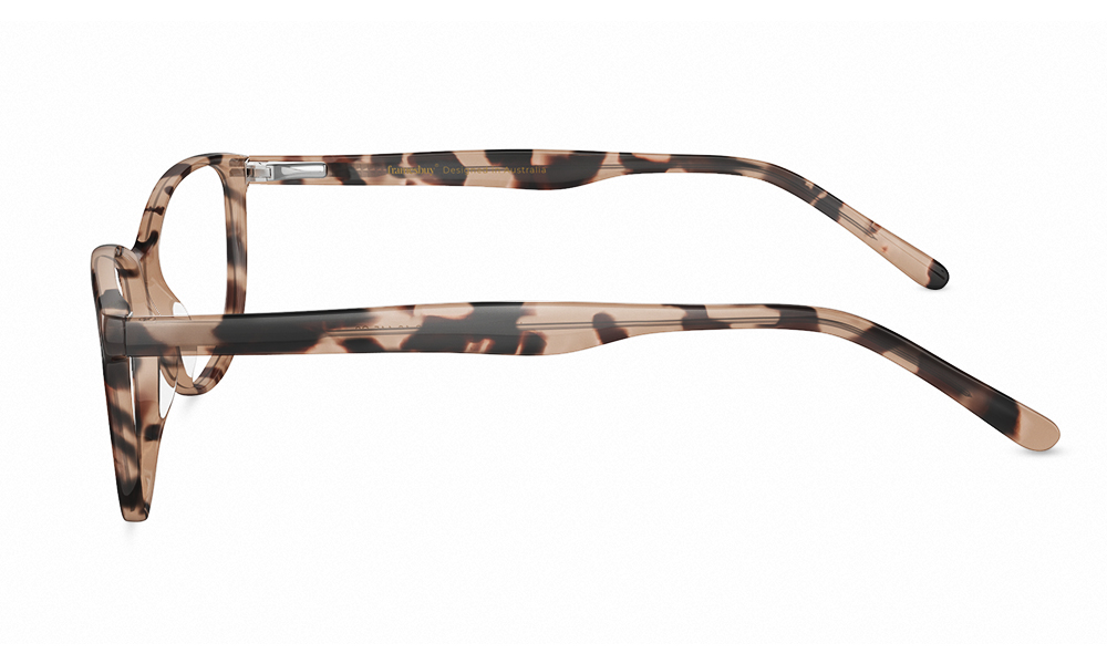 HAMSA Riley Oval Tortoise Full Rim Eyeglasses