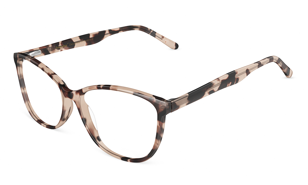 HAMSA Riley Oval Tortoise Full Rim Eyeglasses