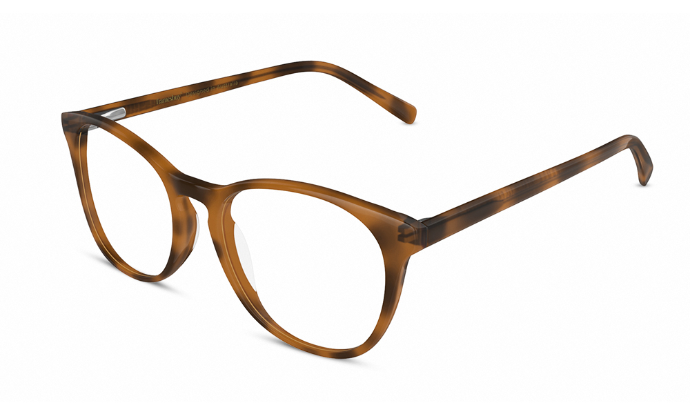 HAMSA Neo Round Leopard Full Rim Eyeglasses