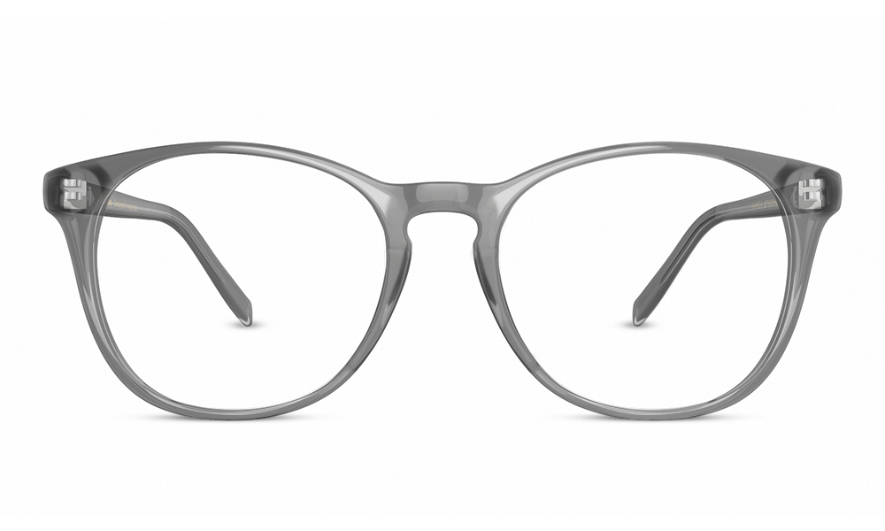 HAMSA Neo Round Grey Full Rim Eyeglasses