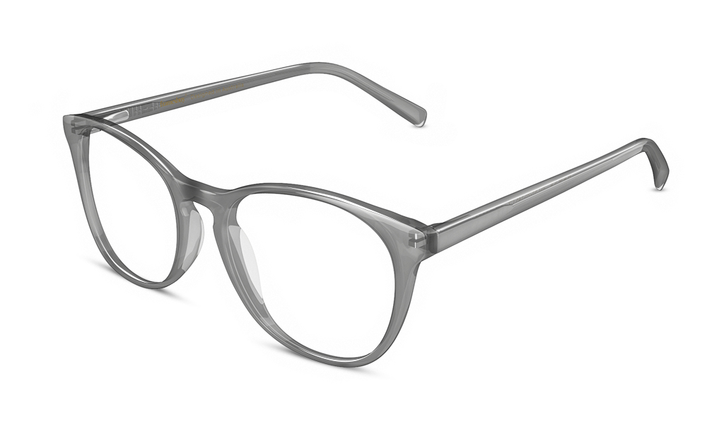 HAMSA Neo Round Grey Full Rim Eyeglasses