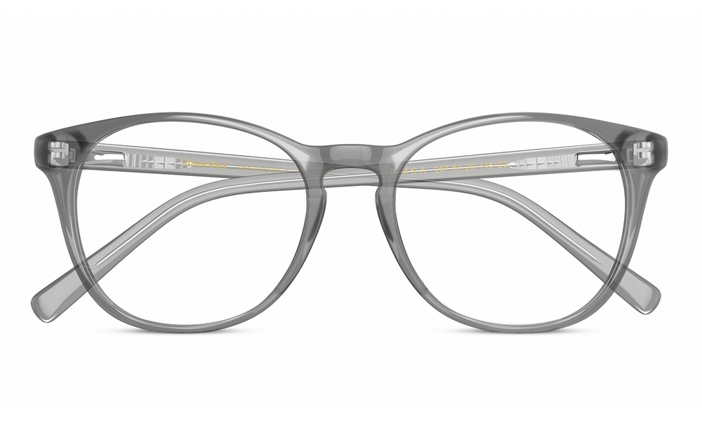 HAMSA Neo Round Grey Full Rim Eyeglasses