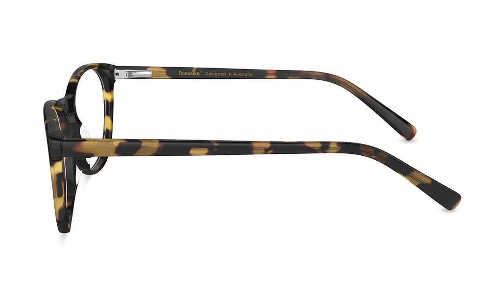 HAMSA Neo Round Tortoise Full Rim Eyeglasses
