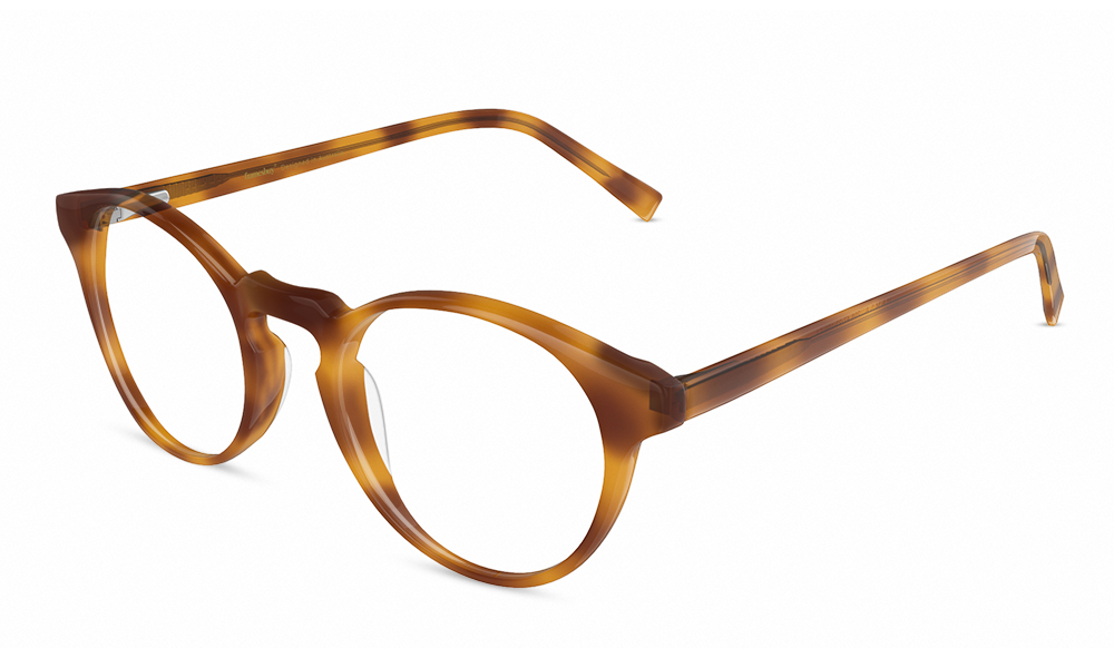 HAMSA Lyrics Round Leopard Full Rim Eyeglasses