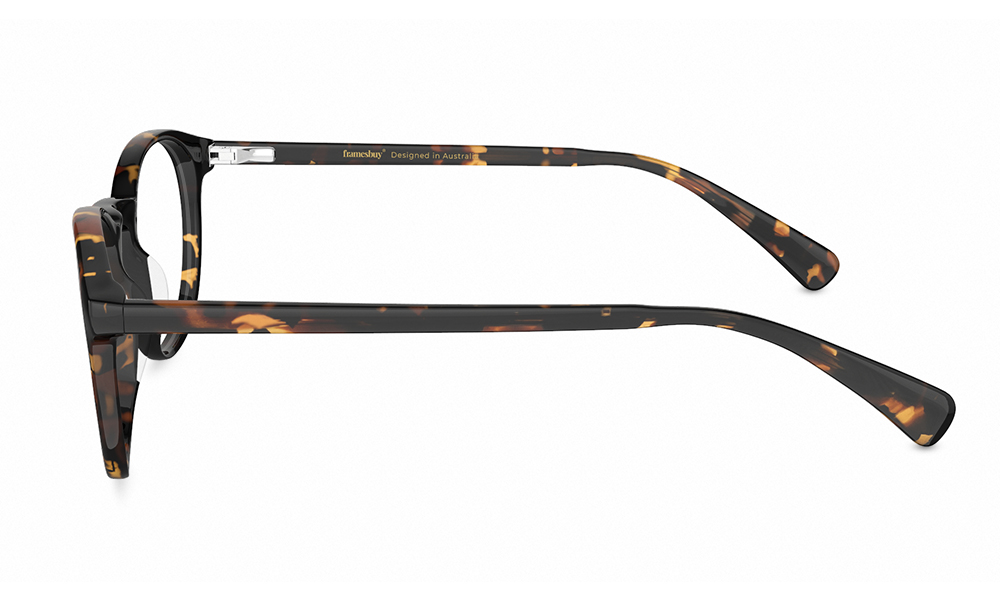 HAMSA Optique Round Tortoise Full Rim Eyeglasses