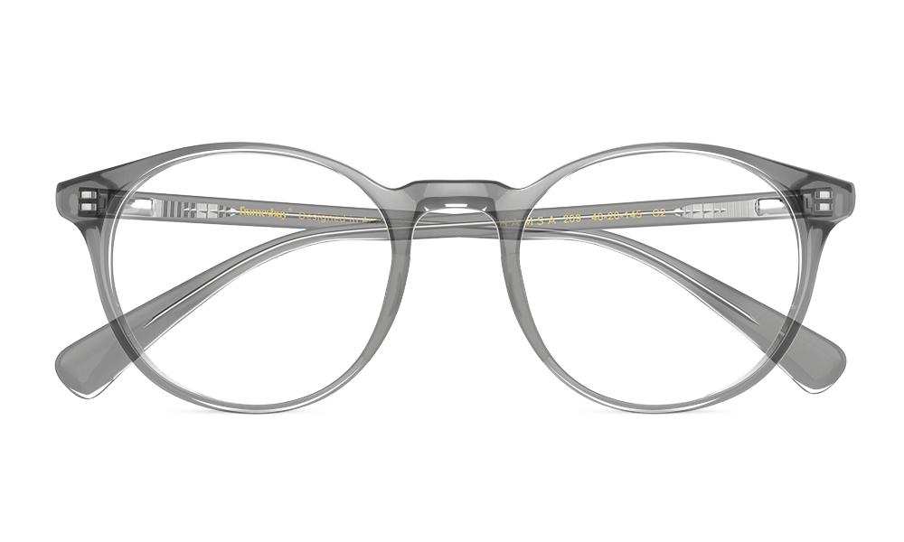 HAMSA Optique Round Grey Full Rim Eyeglasses