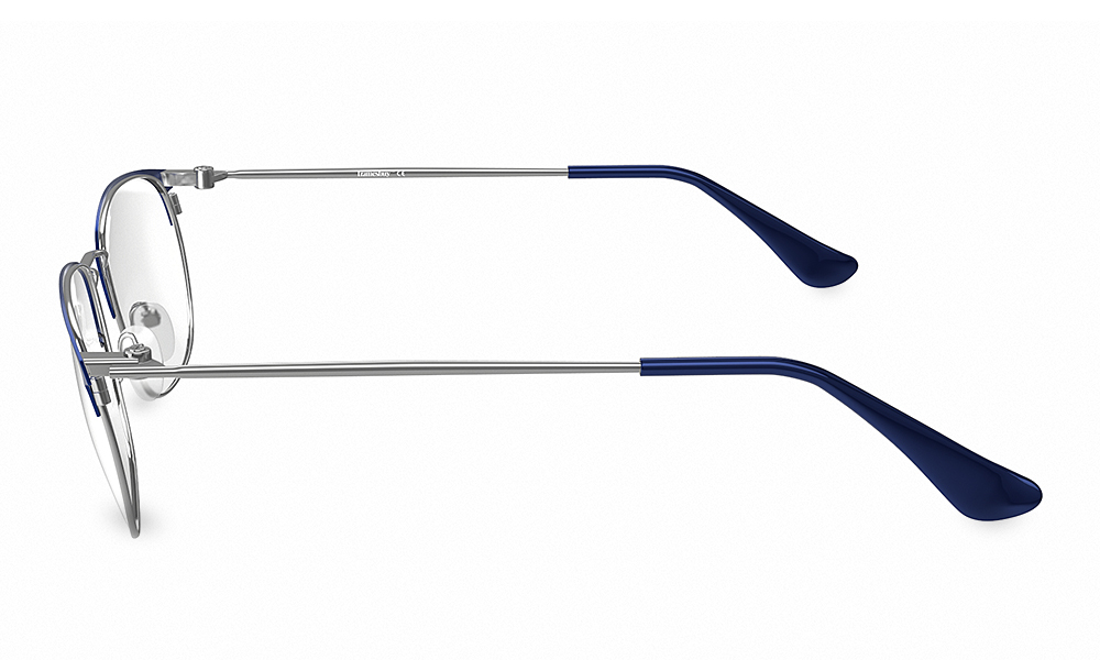 Jean Square Blue Full Rim Eyeglasses