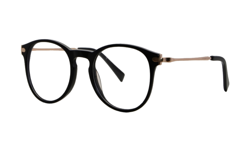 Mars Fashion MFA128 C1 Round Black Full Rim Eyeglasses