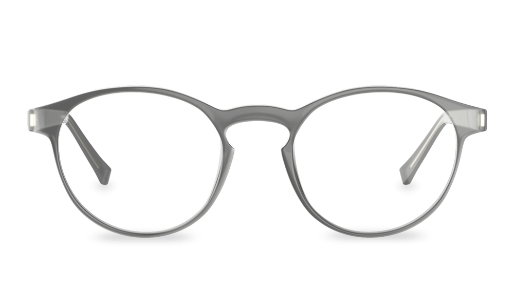 Oyster Horn Grey Full Rim Eyeglasses