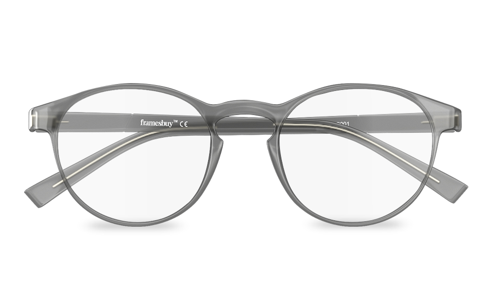 Oyster Horn Grey Full Rim Eyeglasses