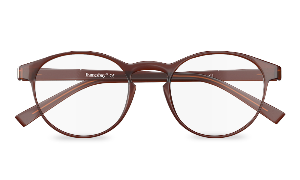 Oyster Horn Brown Full Rim Eyeglasses