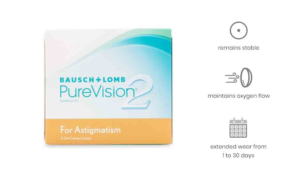 Purevision 2 For Astigmatism Discontinued Buy Purevision 2 for Astigmatism Monthly 6 Lenses Box Contactlenses