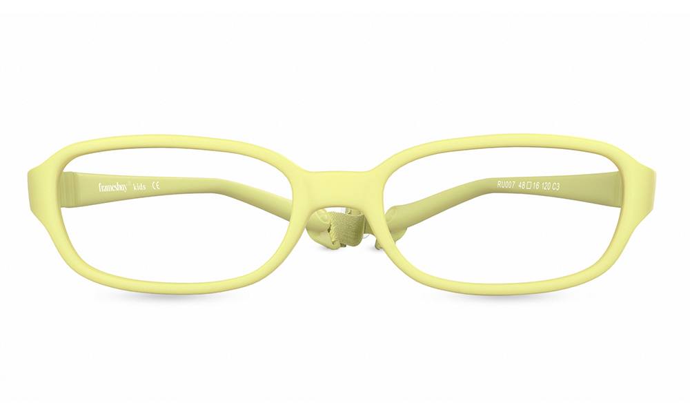 Buttercup Rectangle Yellow Full Rim Eyeglasses