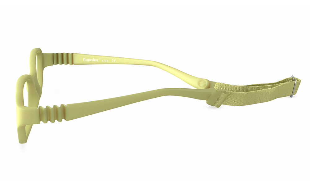 Buttercup Rectangle Yellow Full Rim Eyeglasses