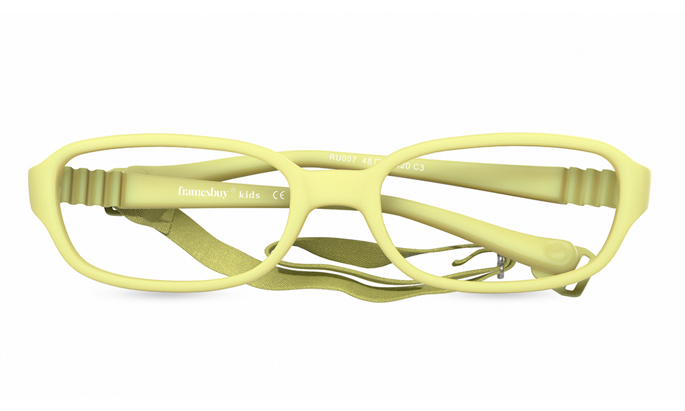 Buttercup Rectangle Yellow Full Rim Eyeglasses