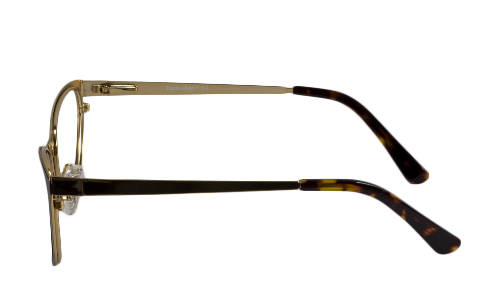 Crocket Cat Eye Brown Full Rim Eyeglasses
