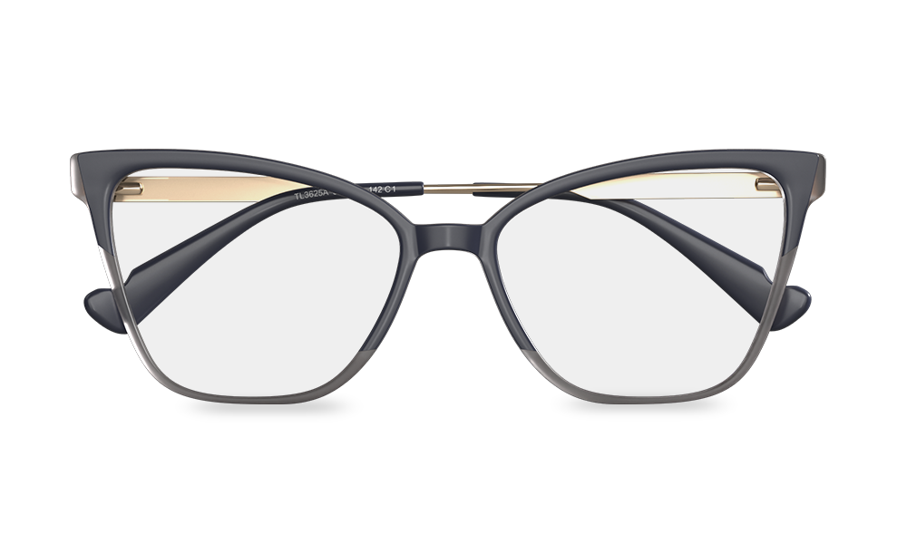 Bello Cat Eye Black Full Rim Eyeglasses