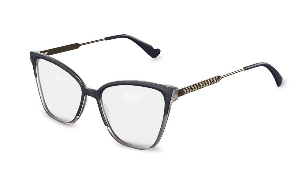 Bello Cat Eye Black Full Rim Eyeglasses