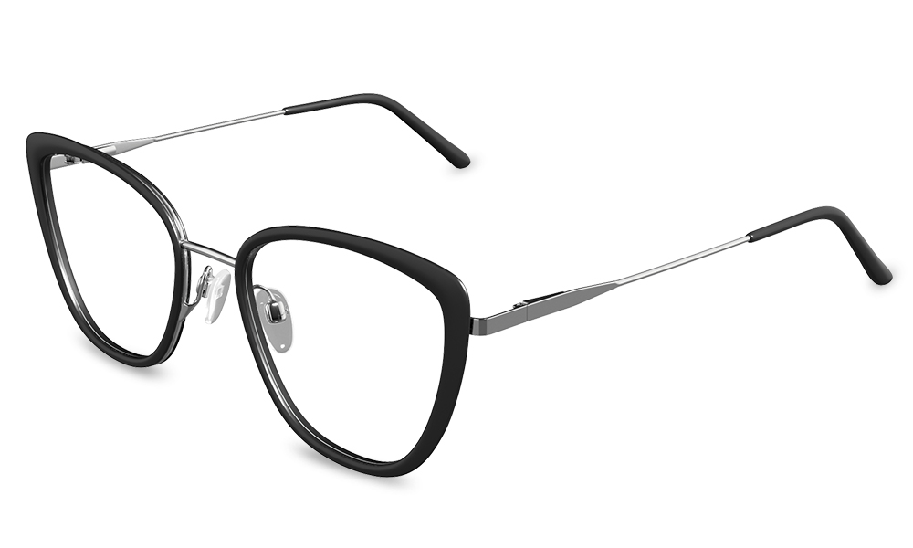 Picara Cat Eye Black Full Rim Eyeglasses