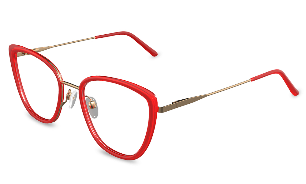 Picara Cat Eye Red Full Rim Eyeglasses
