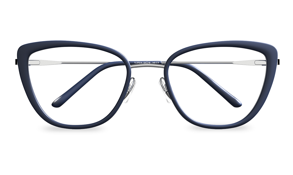 Picara Cat Eye Blue Full Rim Eyeglasses