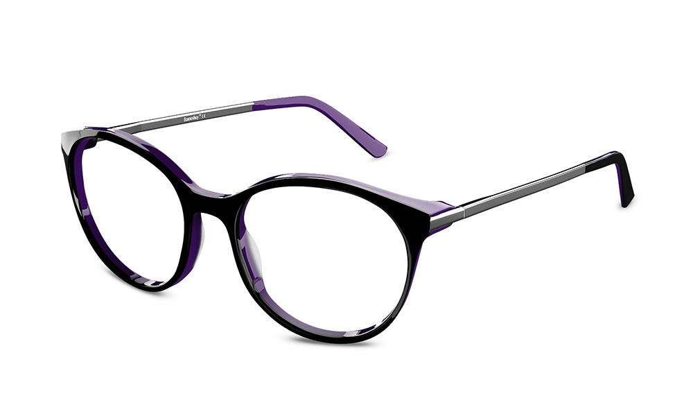Valerio Oval Black Full Rim Eyeglasses