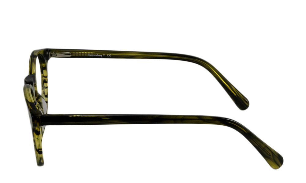 Fauna Round Green Full Rim Eyeglasses