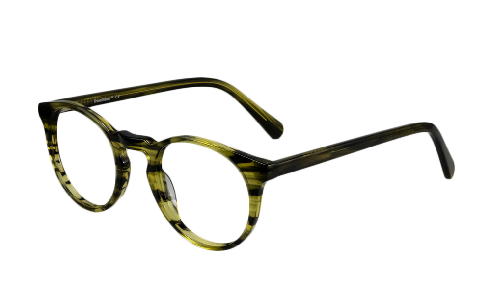 Fauna Round Green Full Rim Eyeglasses