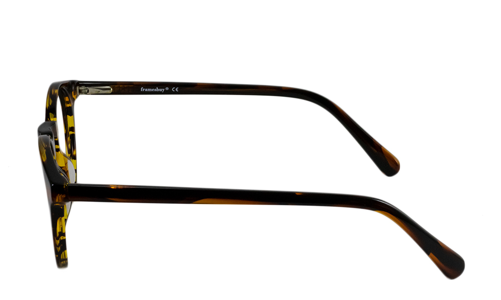 Fauna Round Leopard Full Rim Eyeglasses