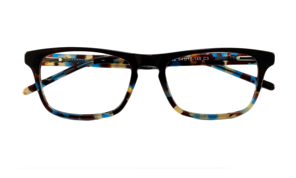 Kaleidoscope Square Multicolour Full Rim Eyeglasses