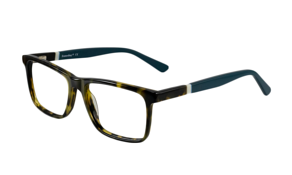 Eclair Rectangle Tortoise Full Rim Eyeglasses