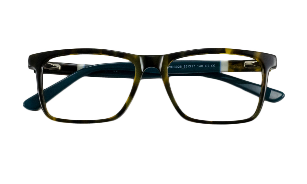 Eclair Rectangle Tortoise Full Rim Eyeglasses