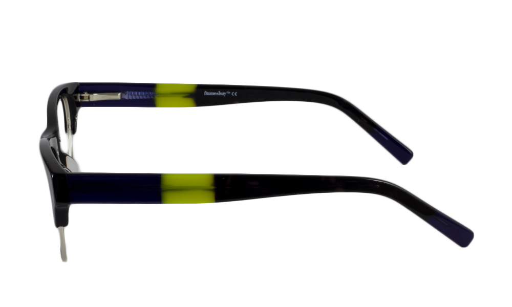 Avez Rectangle Black Full Rim Eyeglasses
