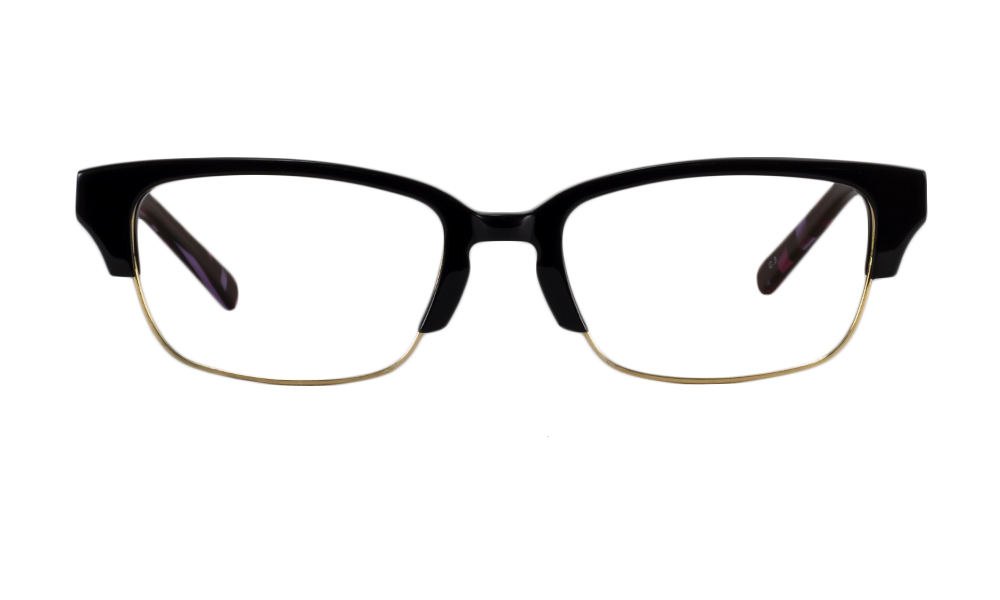 Eyeful Rectangle Black Full Rim Eyeglasses