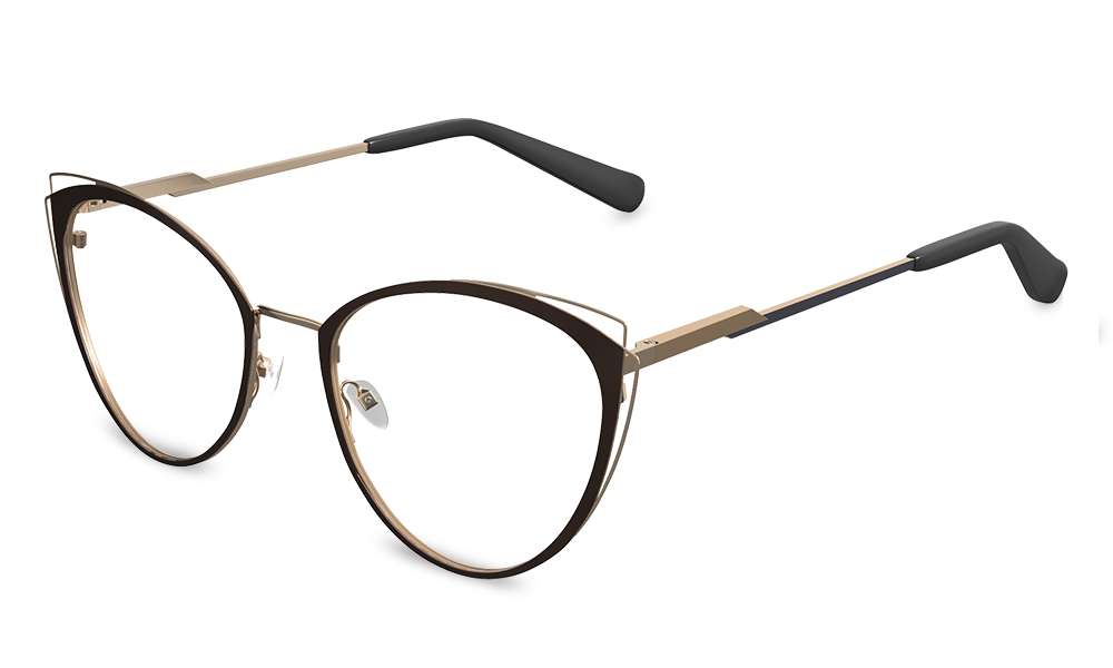 Ginger Cat Eye Black Full Rim Eyeglasses