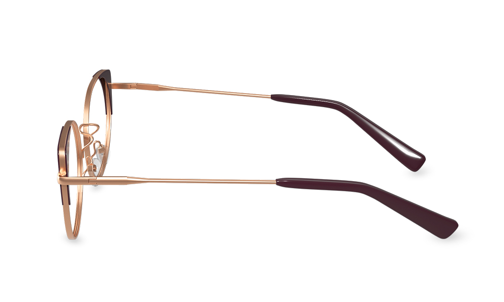 Eavan Cat Eye Maroon Full Rim Eyeglasses