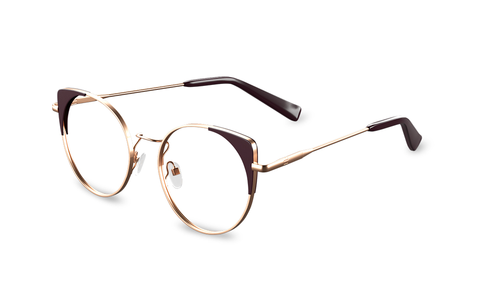 Eavan Cat Eye Maroon Full Rim Eyeglasses