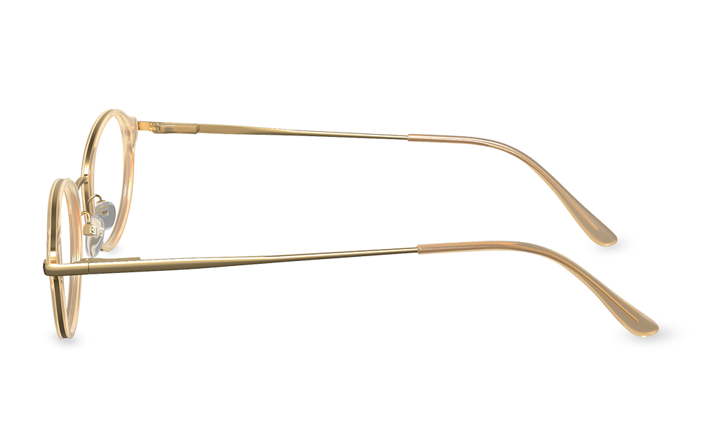 Elsworth Round Yellow Full Rim Eyeglasses