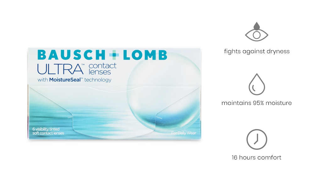 Bausch and Lomb ULTRA Monthly 6 Lenses Box    Contactlenses